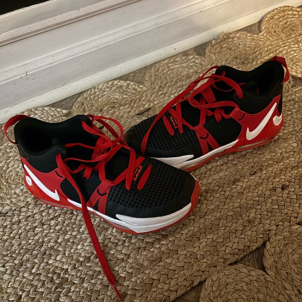 Stylish Kids Red and Black Sneakers